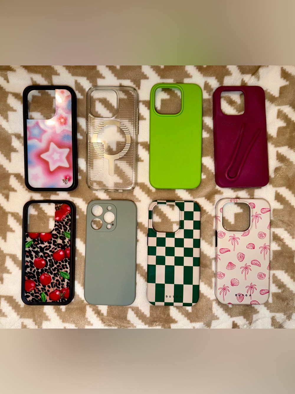 iPhone 15 Pro Cases - Set of 8